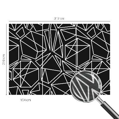 Dekorative Wand-Fototapete mit moderner abstrakter Gestaltung