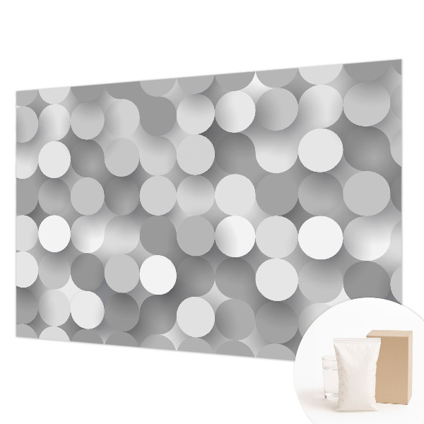Vlies-Fototapete Graue Kreise