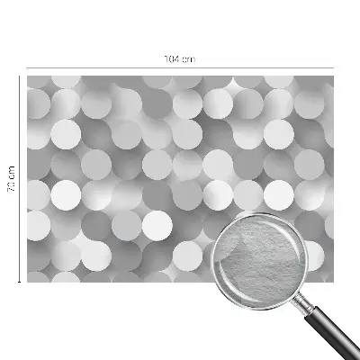 Vlies-Fototapete mit grauen Kreisen