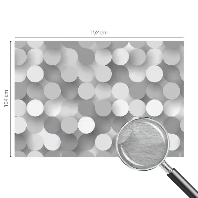Vlies-Fototapete mit grauen Kreisen