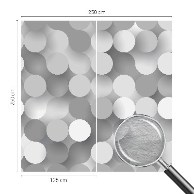 Vlies-Fototapete Graue Kreise