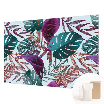 Fototapete fürs Schlafzimmer Tropische Zusammensetzung