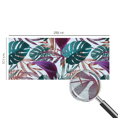 Fototapete fürs Schlafzimmer Tropische Zusammensetzung