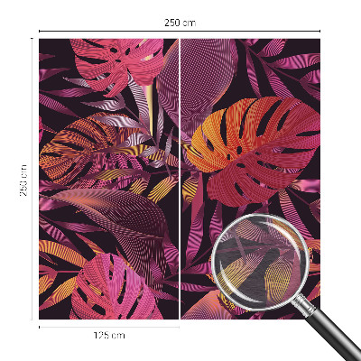 Wandtapete Exotische Blätter