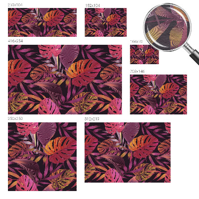 Wandtapete Exotische Blätter