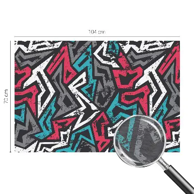Motivtapete aus Vlies mit abstraktem Mosaikmotiv