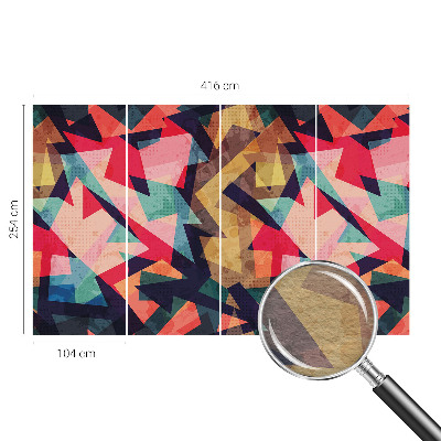 Vlies-Fototapete fürs Wohnzimmer Buntes Muster