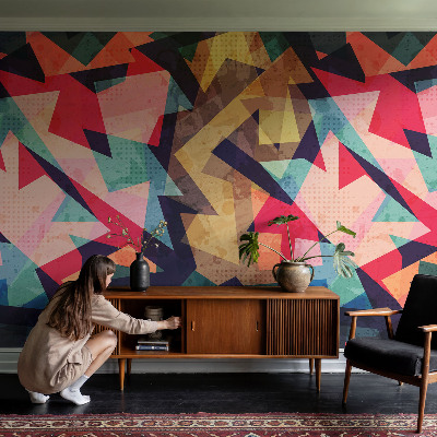 Vlies-Fototapete fürs Wohnzimmer Buntes Muster