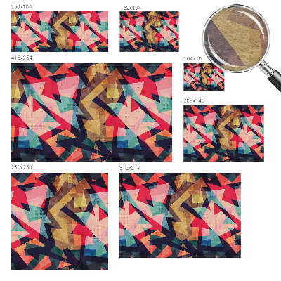 Vlies-Fototapete fürs Wohnzimmer Buntes Muster