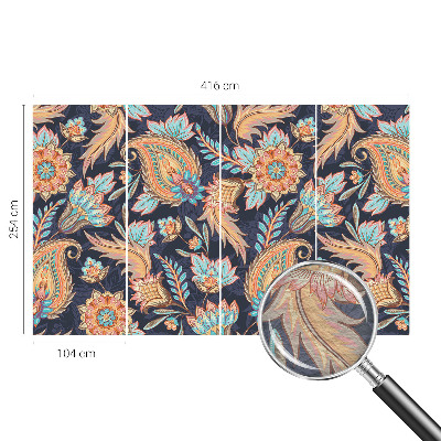 Vlies-Fototapete fürs Schlafzimmer Blumenmuster