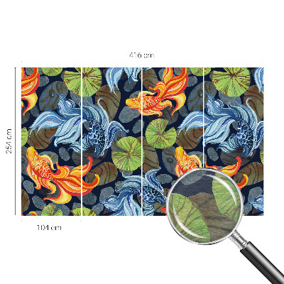 Vlies-Fototapete fürs Kinderzimmer Fischmuster