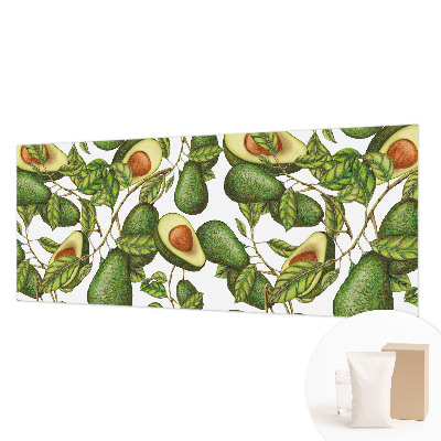 Bedruckte Vlies-Fototapete Avocado-Muster