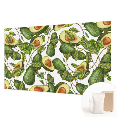 Bedruckte Vlies-Fototapete mit Avocado-Muster