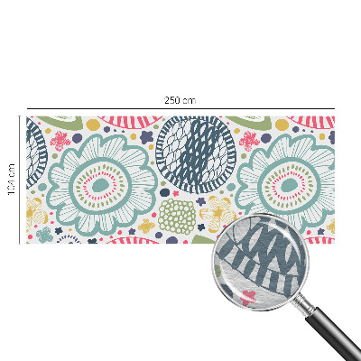 Vliestapete fürs Schlafzimmer Blumenmuster