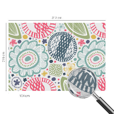 Vliestapete fürs Schlafzimmer Blumenmuster