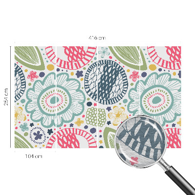 Vliestapete fürs Schlafzimmer Blumenmuster