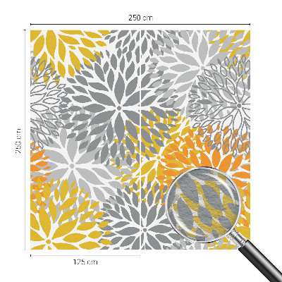 Moderne Vlies-Fototapete Blumenenergie