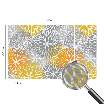 Moderne Vlies-Fototapete Blumenenergie