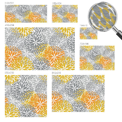 Moderne Vlies-Fototapete Blumenenergie