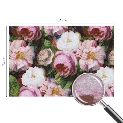 Motivtapete mit floralem Motiv in eleganter Optik