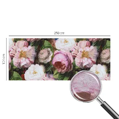 Motivtapete mit floralem Motiv in eleganter Optik