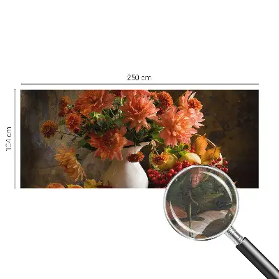 Wand-Fototapete mit herbstlicher Komposition