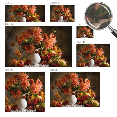 Wand-Fototapete Herbstkomposition