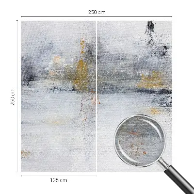 Dekorative Wand-Fototapete mit harmonischer abstrakter Zeichnung