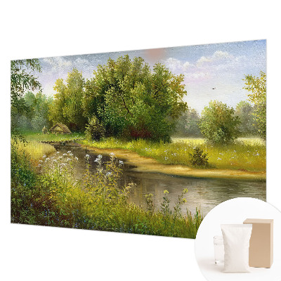 Vlies-Fototapete mit ländlicher Landschaft