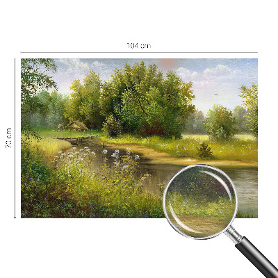 Vlies-Fototapete mit ländlicher Landschaft
