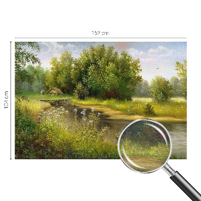 Vlies-Fototapete mit ländlicher Landschaft
