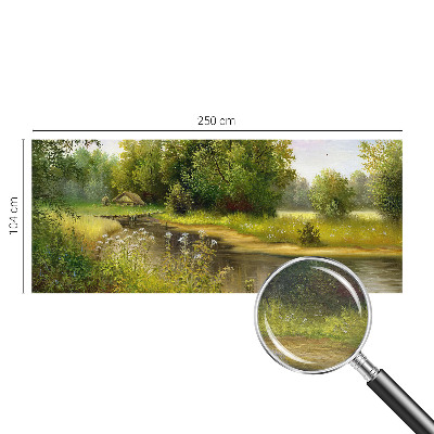 Vlies-Fototapete mit ländlicher Landschaft