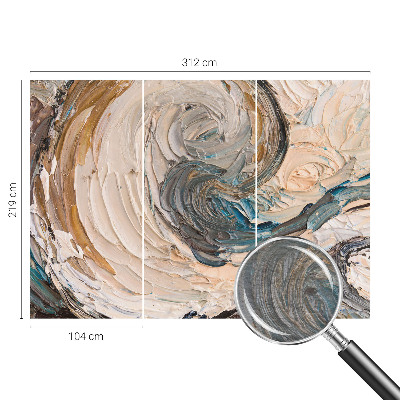 Motivtapete aus Vlies Bunte Wirbel