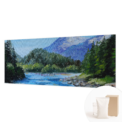 Vlies-Fototapete fürs Kinderzimmer mit einer Berglandschaft