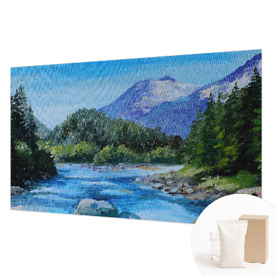 Vlies-Fototapete fürs Kinderzimmer mit einer Berglandschaft