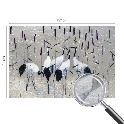 Fototapete aus Vlies mit harmonischem Kranich-Motiv