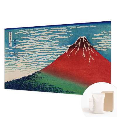 Vliestapete fürs Wohnzimmer Roter Berg