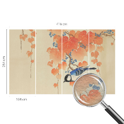 Vliestapete fürs Schlafzimmer Weinharmonie