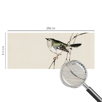 Bedruckte Vlies-Fototapete mit harmonischem Vogelmotiv