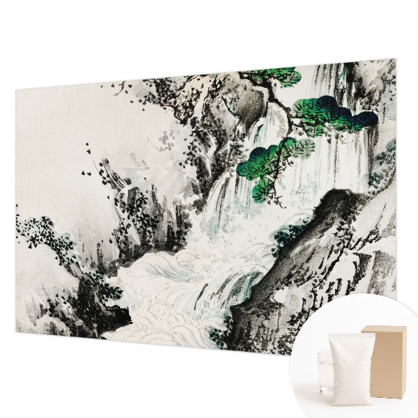 Wand-Fototapete mit einem Motiv eines Wasserfalls