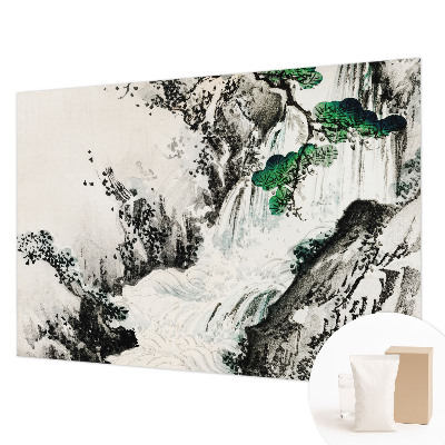 Wand-Fototapete mit einem Motiv eines Wasserfalls