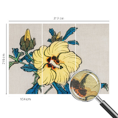 Fototapete nach Maß Gelbe Blume