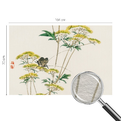 Dekorative Wand-Fototapete Blumen Natur