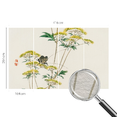 Dekorative Wand-Fototapete Blumen Natur