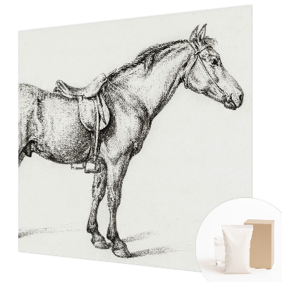 Fototapete fürs Wohnzimmer Skizze eines Pferdes