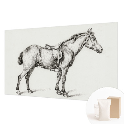 Fototapete fürs Wohnzimmer Skizze eines Pferdes