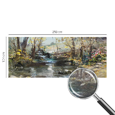 Fototapete fürs Schlafzimmer Waldbach