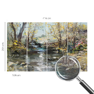 Fototapete fürs Schlafzimmer Waldbach