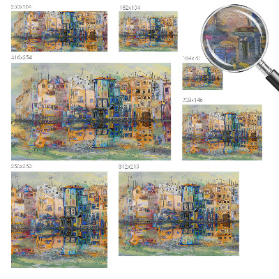 Motivtapete aus Vlies Magische Stadt