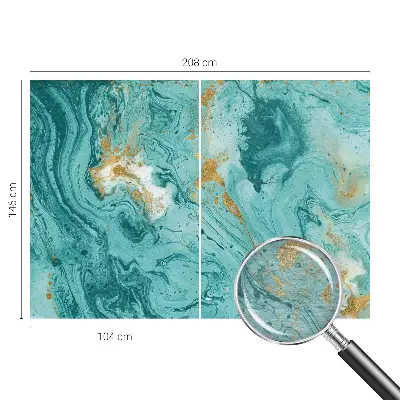 Vlies-Fototapete fürs Wohnzimmer mit Motiv Meereswellen